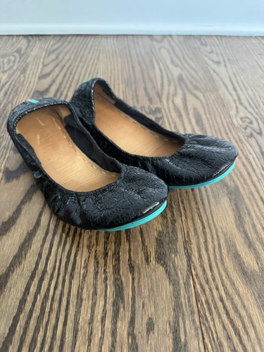 Tieks black patent crinkle - tieks,