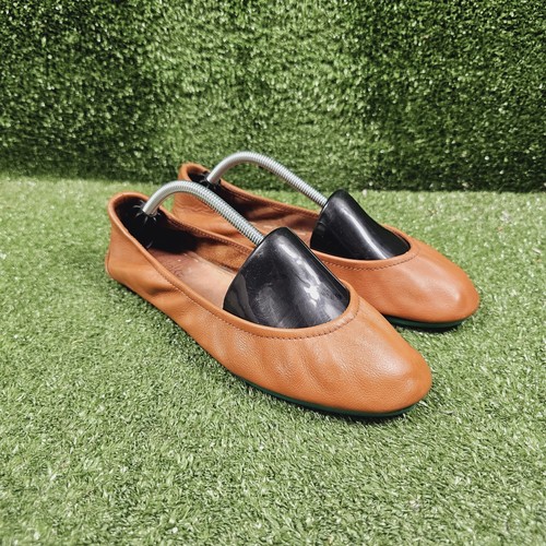 Tieks brown leather - leather, on